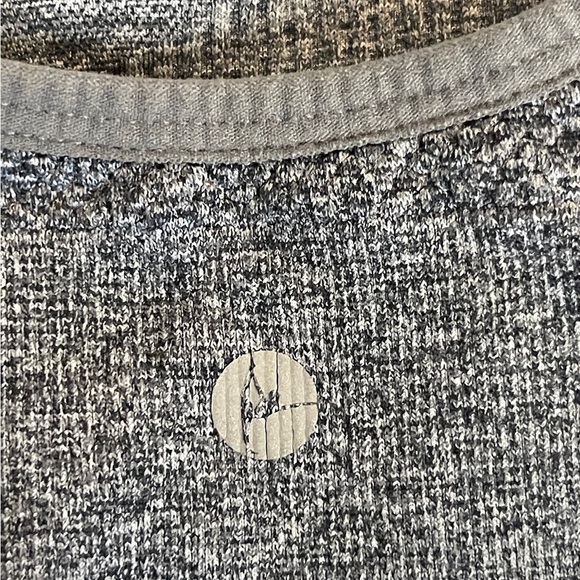 90 Degree By Reflex Heathered Gray Sports Bra - Picture 4 of 5